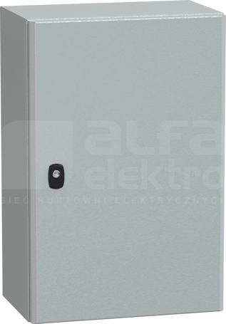 OBUDOWA SPACIAL 3D Z PŁYTĄ 600x400x250 RAL7035 metalowa