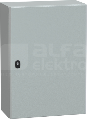 OBUDOWA SPACIAL 3D Z PŁYTĄ 700x500x250 RAL7035 metalowa