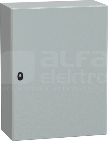 OBUDOWA SPACIAL 3D Z PŁYTĄ 800x600x300 RAL7035 metalowa