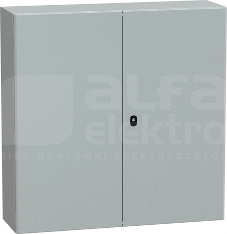 OBUDOWA SPACIAL 3D Z PŁYTĄ 1000X1000X300 2 DRZW.RAL7035 metalowa