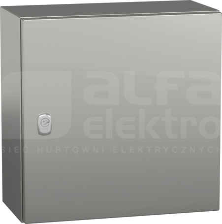 SKRZYNKA ZE STALI NIERDZEWN. 400X400X200 metalowa