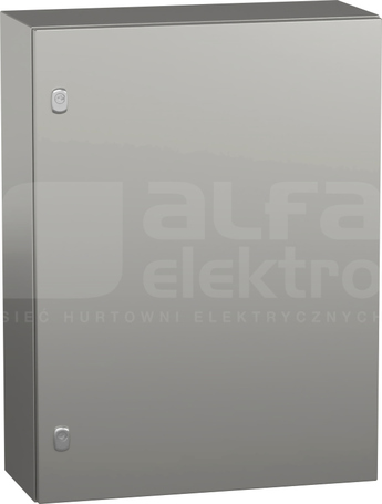 SKRZYNKA ZE STALI NIERDZEWN. 800x600x250 metalowa