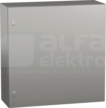 SKRZYNKA ZE STALI NIERDZEWN. 800X800X300 metalowa