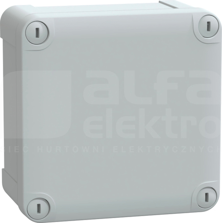 PUSZKA 116x116x62 ABS IP66 pokrywa pełna z tworzywa