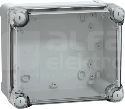 PUSZKA 192x164x105 ABS pokrywa transparentna