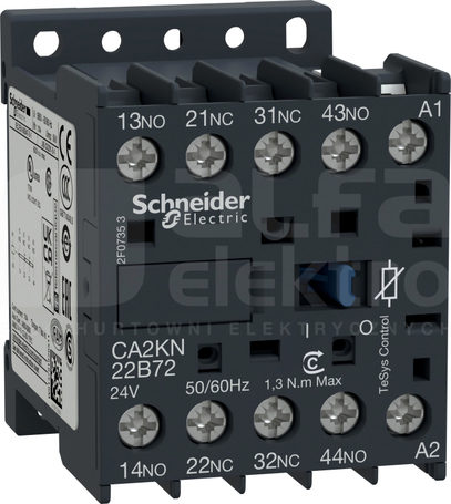CA2KN22P72 2NO+2NC 230V 50/60 Stycznik obw.pomocniczych zac.śrub.