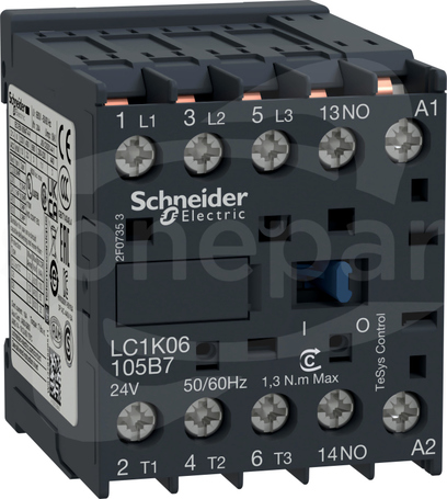 LC1K09105F7 9A 4,0kW 1NO 110V 50/60Hz Stycznik 3P