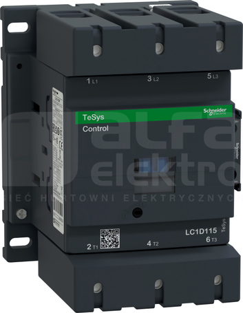 LC1D115F7 115A 55,0kW 1NO+1NC 110VAC Stycznik 3P