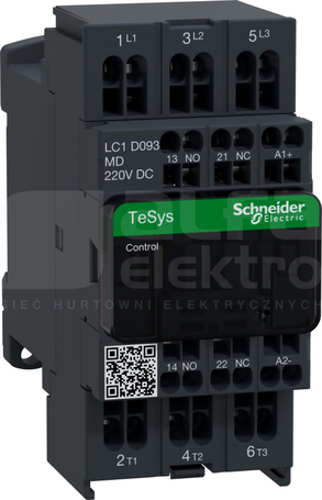LC1D093MD 9A 4,0kW 1NO+1NC 220VDC Stycznik 3P