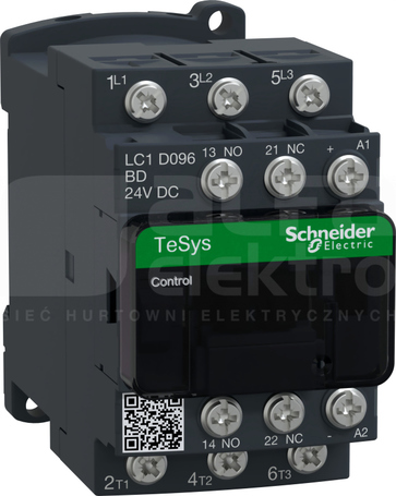 LC1D096BD 9A 4,0kW 1NO+1NC 24VDC Stycznik 3P