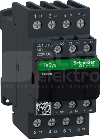 LC1DT32MD 32A 4NO 220VDC Stycznik 4P