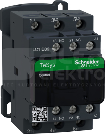 LC1D09FC7 9A 4,0kW 1NO+1NC 127V 50/60Hz Stycznik 3P