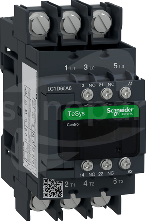 TeSys D 65A 30kW 3P 1NO 1NC cewka 100VAC zac.śr. Stycznik mocy