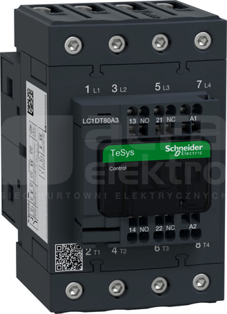 LC1DT80A3P7 65A 30,0kW 1NO+1NC 230VAC Stycznik 4P