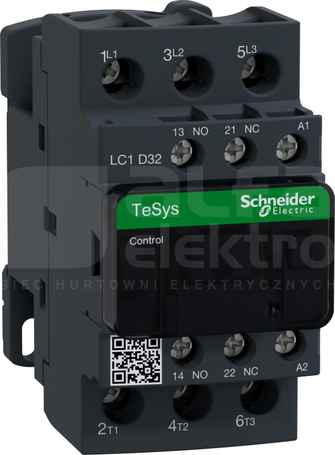 LC1D32B5 32A 1NO+1NC 24VAC 50Hz Stycznik 3P