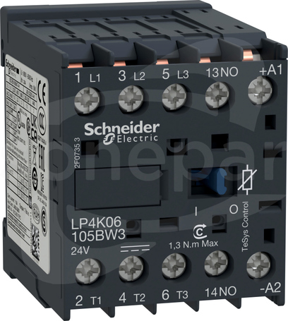 LP4K09105BW3 9A STYCZNIK 3P 24V FILTR 1.8W