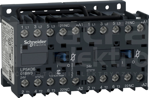 LP5K0601BW3 6A Stycznik nawrotny 24V filtr 1.5W
