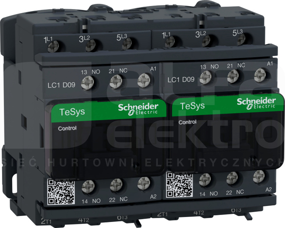 LC2D09E7 9A Stycznik nawrotny 48V 50/60Hz