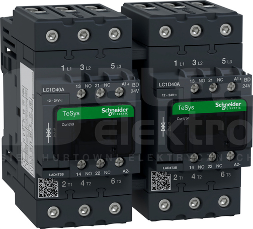 LC2D40ABD 40A STYCZNIK NAWROTNY 24VDC