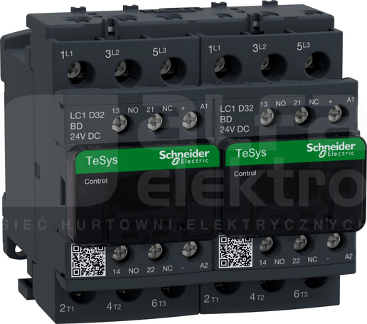 LC2D32BD 32A STYCZNIK NAWROTNY 24VDC