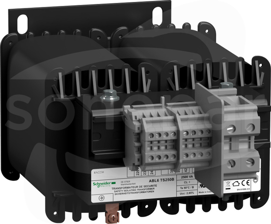 ABL6TS250B 230-400V wyjście 1 x 24V 2500VA Transformator napięcia