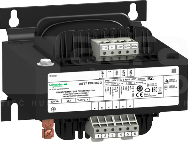 ABT7PDU063G 230(400)/115V TRANSFORMATOR 630VA