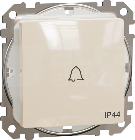 SEDNA DESIGN IP44 beżowy Przycisk dzwonek