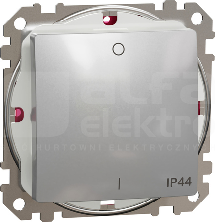 SEDNA DESIGN IP44 srebrne aluminium Łącznik 2-biegunowy