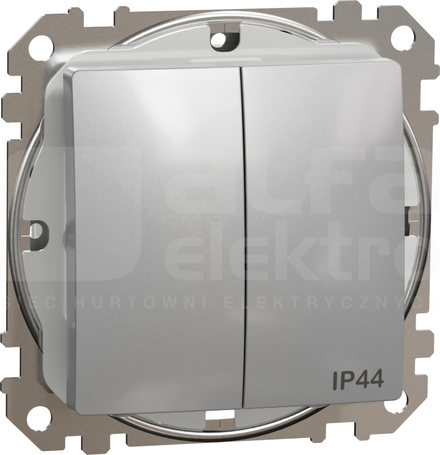SEDNA DESIGN IP44 srebrne aluminium Łącznik świecznikowy