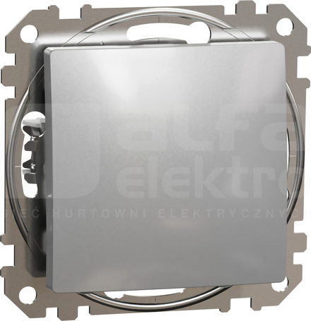 SEDNA DESIGN srebrne aluminium Łącznik 1-biegunowy