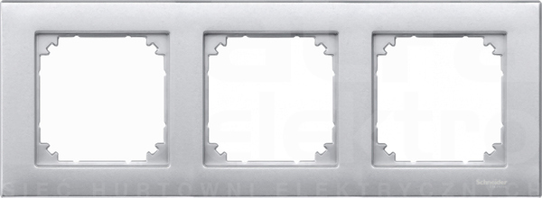 MERTEN M-PLAN aluminium Ramka 3-krotna