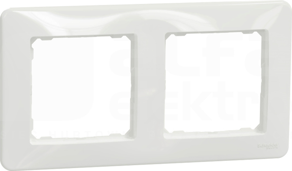 SEDNA DESIGN biały Ramka 2-krotna