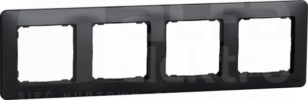SEDNA DESIGN czarny antracyt Ramka 4-krotna