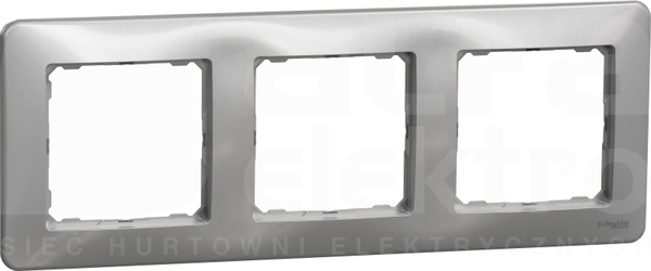 SEDNA DESIGN srebrne aluminium Ramka 3-krotna