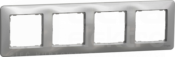 SEDNA DESIGN srebrne aluminium Ramka 4-krotna