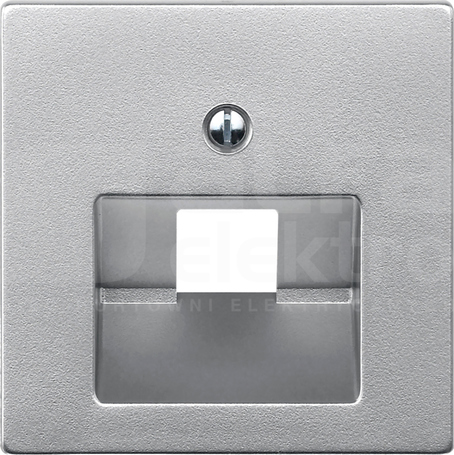 MERTEN M aluminium Płytka centralna gn.1xRJ45