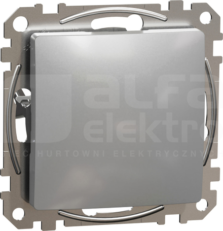 SEDNA DESIGN srebrne aluminium Zaślepka