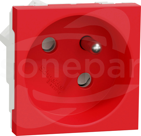 Nowa Unica NU304903 2P+PE 45s czerwone Gniazdo