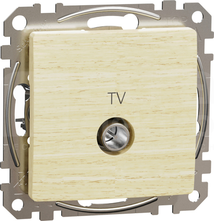 SEDNA ELEMENTS 4dB brzoza Gniazdo TV końcowe