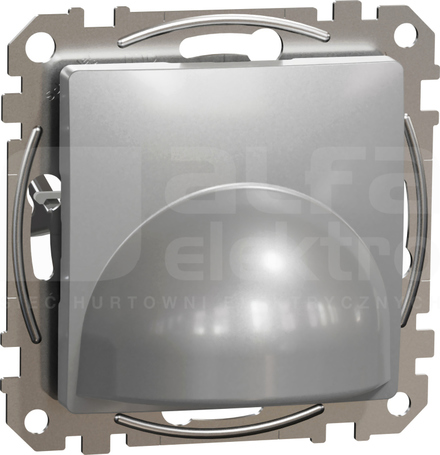 SEDNA DESIGN srebrne aluminium Wypust kablowy