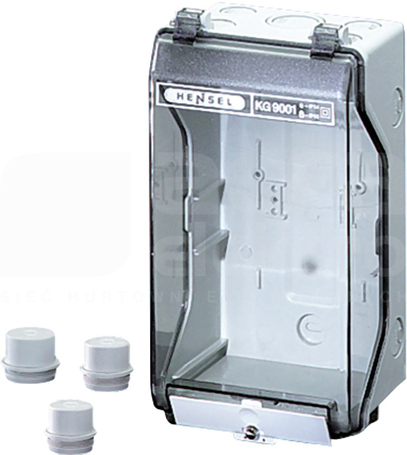 KG 9001 253x136x115 IP55/65 przezr. Obudowa pusta natynkowa