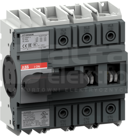 OT160G03K 160A 3P Rozłącznik
