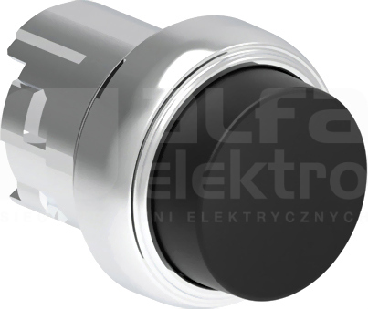 Platinum fi22mm Przycisk samocz. powrót, wystający, czarny