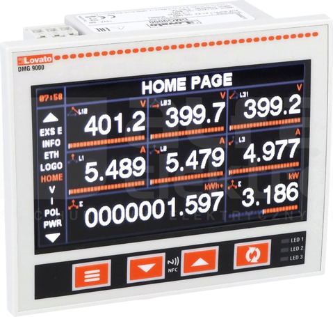 DMG8000 100-440VAC 110-250VDC Analizator parametrów sieci
