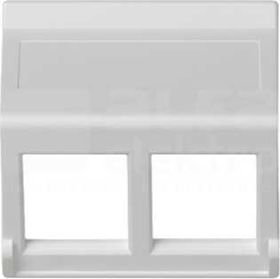 CONNECT czysty biały Płytka teleinformatyczna K45 2x