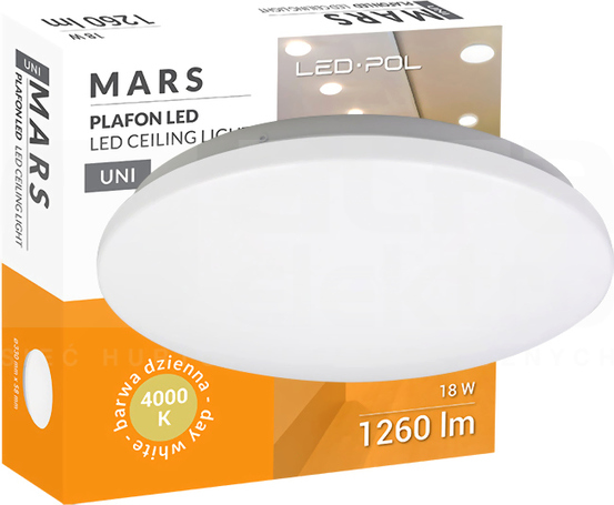 ORO MARS 18W/840 1260lm IP20 Plafon LED (F)