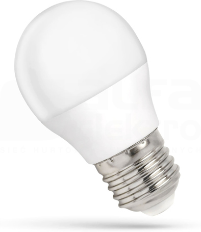 E27 230V 4,0W/WW 320lm Źródło LED SPECTRUM kulka (G)
