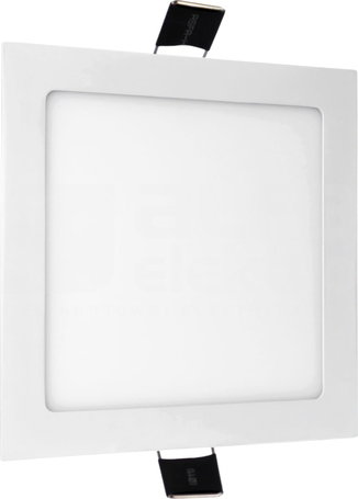 ALGINE ECO 12W/WW 230V 750lm IP20 Downlight LED dostropowy 170x170 (G)