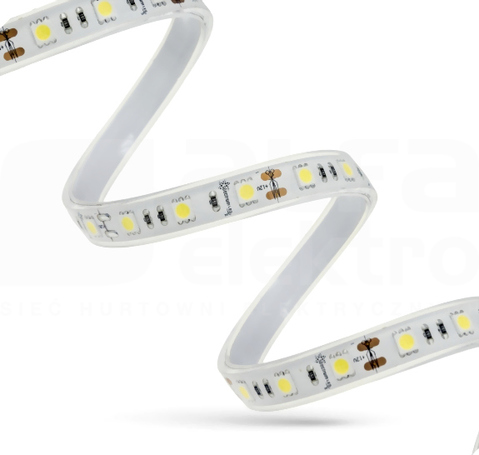 CRYSRIB 5050 60LED IP68 WW ULTRA PASEK LED (rolka 5m)