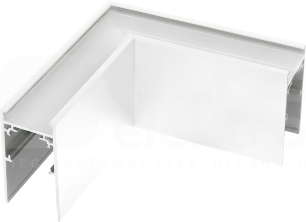 Łącznik L poziomy biały System Shift 48V